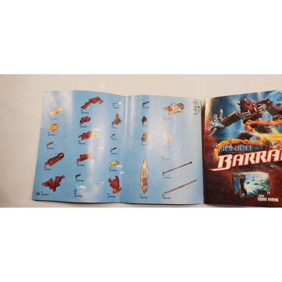 LEGO Bionicle Mahri Toa Jaller 8911 Instruction Manual Only 2007 Booklet - Picture 3 of 7